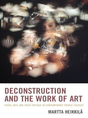 cover image of Deconstruction and the Work of Art